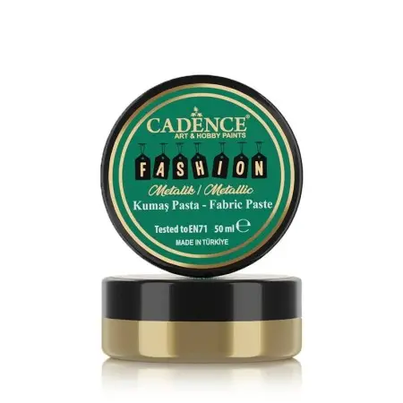 FMP03 Antique Gold - Fashion Metallic Fabric Relief Paste 50ML