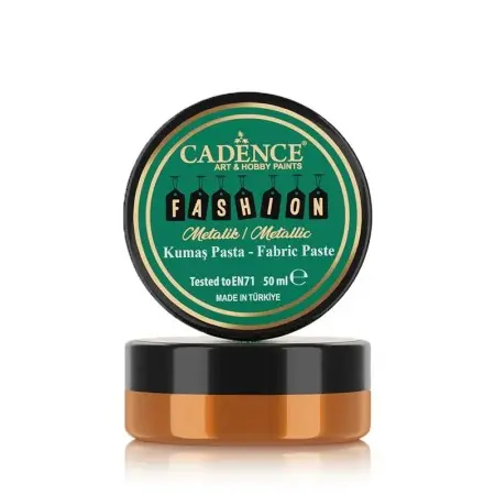 FMP04 Orange - Fashion Metallic Fabric Relief Paste 50ML