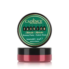 FMP05 Red - Fashion Metallic Fabric Relief Paste 50ML