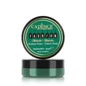 FMP08 Green - Fashion Metallic Fabric Relief Paste 50ML