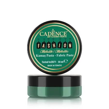 FMP08 Green - Fashion Metallic Fabric Relief Paste 50ML