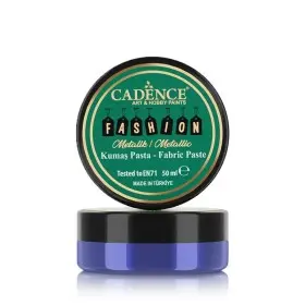 FMP10 Sax Blue - Fashion Metallic Fabric Relief Paste 50ML