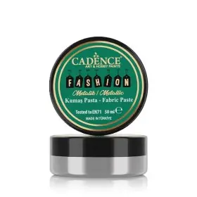 FMP11 Silver - Fashion Metallic Fabric Relief Paste 50ML