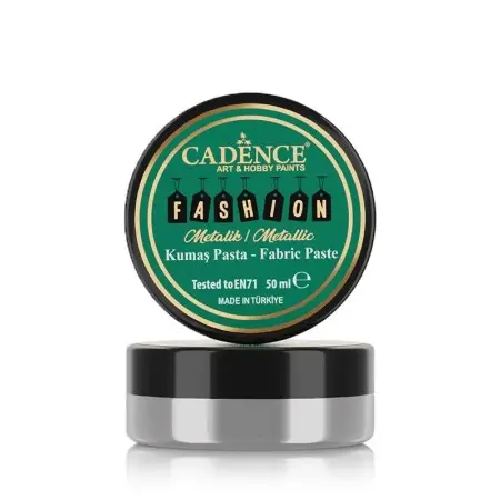 FMP11 Silver - Fashion Metallic Fabric Relief Paste 50ML