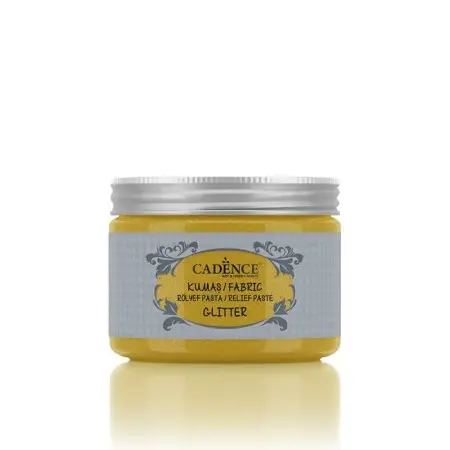 15798 Gold Glitzer Textil Strukturpaste