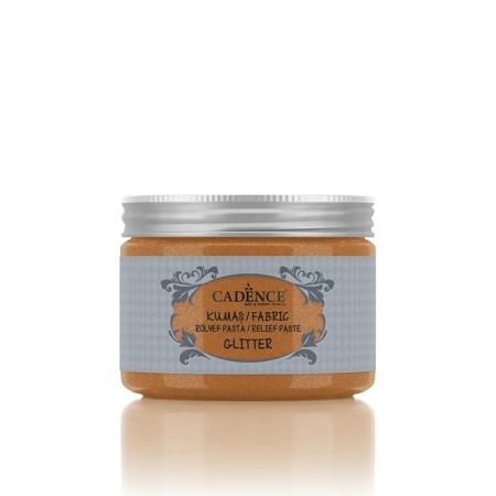 15879 Copper Glitter Fabric Relief Paste 150ML