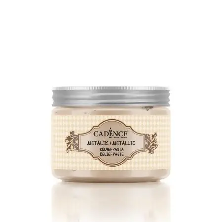 5942 Champagne Metallik Strukturpaste