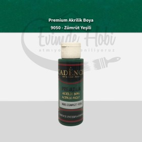 Premium Akrilik Boya 9050 Zümrüt Yeşili 70ML