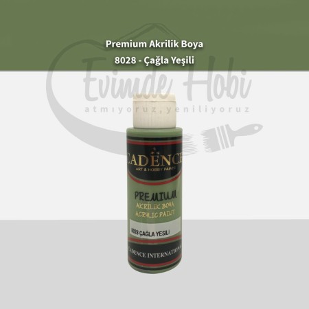 Premium Akrilik Boya 8028 Çağla Yeşili 70ML