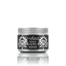 MF06 Silver Metallic Flexible Relief Paste 150ML