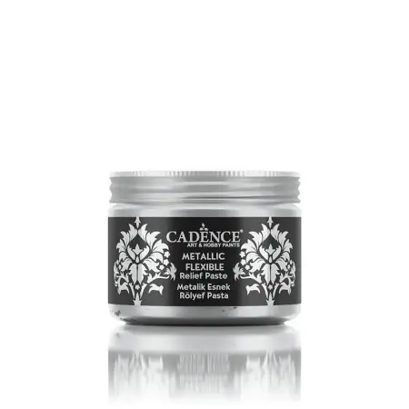 MF06 Gümüş Metalik Esnek Rölyef Pasta 150ML