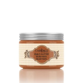 Cadence 5897 Copper Glitter Relief Cake