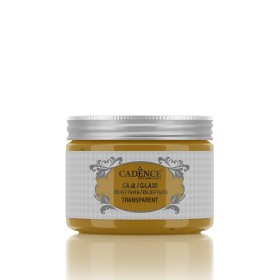 Şeffaf Cam Rölyef Pasta 923 Sarı