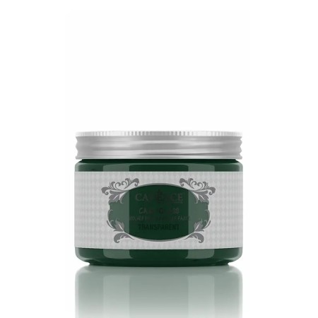 927 Green Transparent Glass Relief Paste