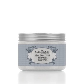 Silver - Glitter Glass Relief Paste 150ML