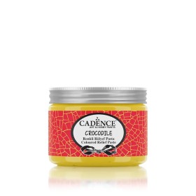 4004 Yellow Crocodile Coloured Crackle Relief Paste 150ML