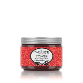 4002 Burgundy Crocodile Coloured Crackle Relief Paste 150ML