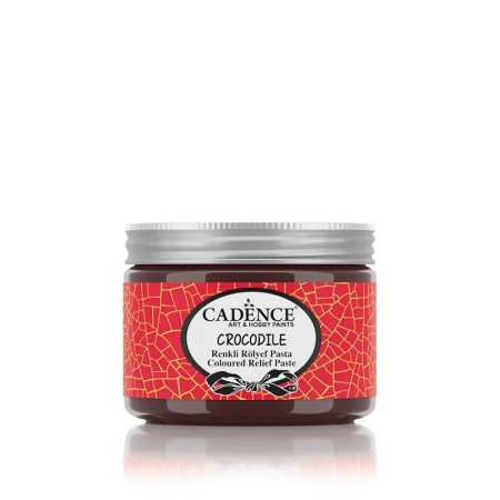 4002 Burgundy Crocodile Coloured Crackle Relief Paste 150ML