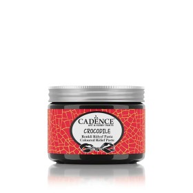 4008 Black Crocodile Coloured Crackle Relief Paste 150ML