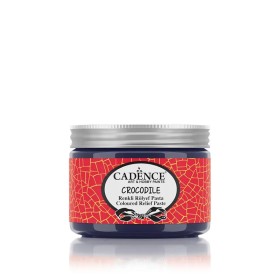 4009 Navy Blue Crocodile Coloured Crackle Relief Paste 150ML