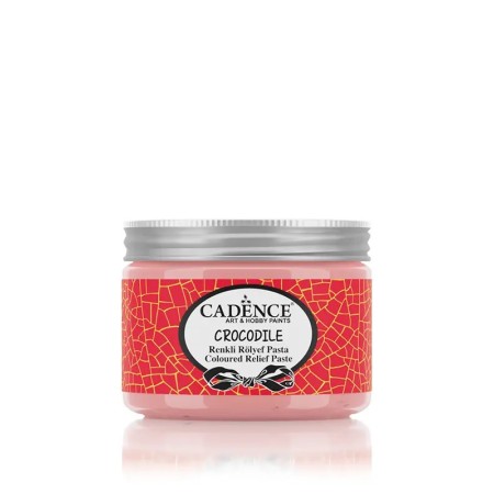 4012 Pink Crocodile Coloured Crackle Relief Paste 150ML