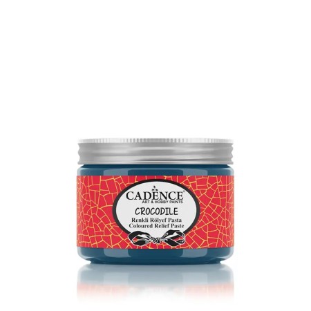 4013 Turquoise Crocodile Coloured Crackle Relief Paste 150ML