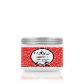 4016 White Crocodile Coloured Crackle Relief Paste 150ML