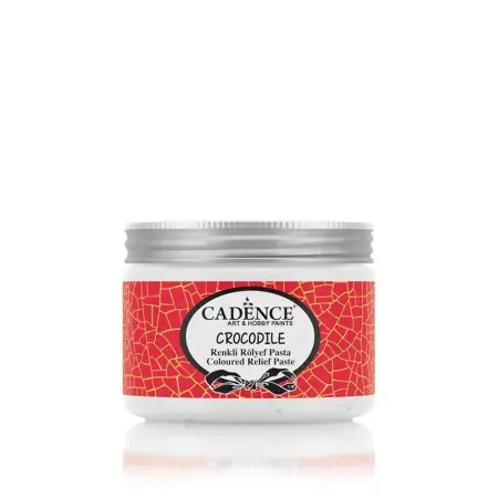 4016 Beyaz Crocodile Renkli Rölyef 150ML