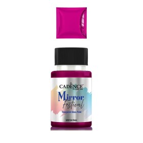 MF07 Fuşya Mirror Festival Cam Boyası 50ML