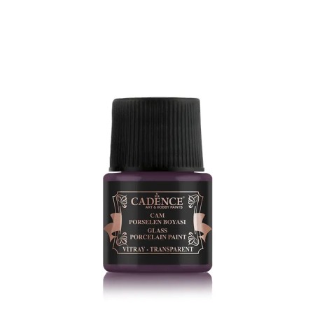 Cadence Vitray Cam Boyası 14 Mürdüm 45ML