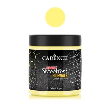 SF02 Sarı Sıvı Tebeşir Boyası Kooky Streetfest 250ML
