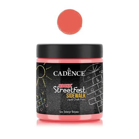 SF04 Kırmızı Sıvı Tebeşir Boyası Kooky Streetfest 250ML