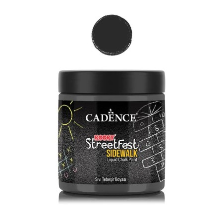 SF09 Siyah Sıvı Tebeşir Boyası Kooky Streetfest 250ML