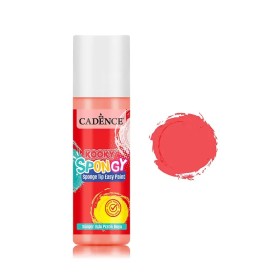 SPN04 Kırmızı Spongy Sünger Uçlu Pratik Boya 100ML