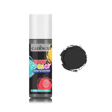 SPN10 Siyah Spongy Sünger Uçlu Pratik Boya 100ML