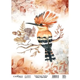 Model BRRP06 Kuşların Şarkısı Cadence Pirinç Dekopaj Kağıdı 30x42cm