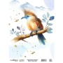 Model BRRP07 Kuşların Şarkısı Cadence Pirinç Dekopaj Kağıdı 30x42cm