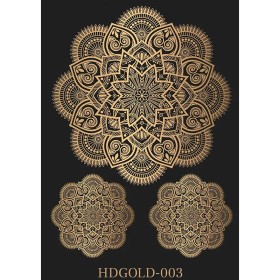 Model HDGOLD03 Altın Home Decor Rubon 30x42cm