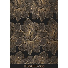 Model HDGOLD06 Altın Home Decor Rubon 30x42cm