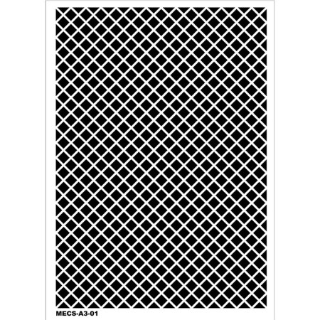 Model MECS-A3-01 Modern Etnik Stencil 30x42cm