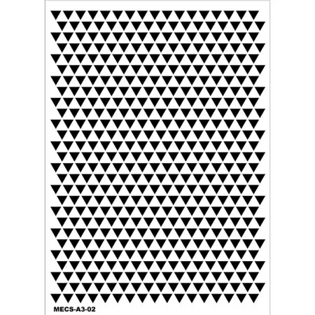 Model MECS-A3-02 Modern Ethnic Stencil 30x42cm