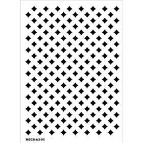 Model MECS-A3-05 Modern Etnik Stencil 30x42cm