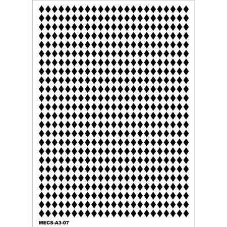 Model MECS-A3-07 Modern Etnik Stencil 30x42cm