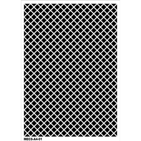 Model MECS-A4-01 Modern Etnik Stencil 21x30cm