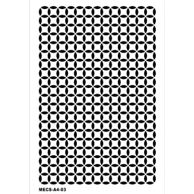 Model MECS-A4-03 Modern Etnik Stencil 21x30cm