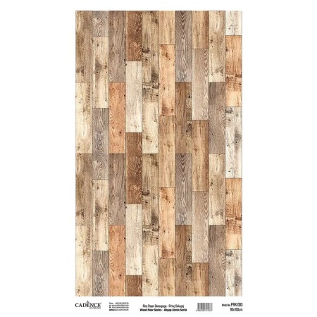 Model PRK03 Ahşap Zemin Serisi Cadence Pirinç Dekopaj Kağıdı 90x160cm