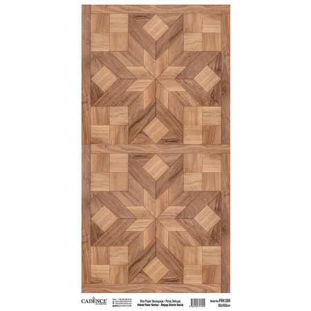 Model PRK04 Ahşap Zemin Serisi Cadence Pirinç Dekopaj Kağıdı 90x160cm