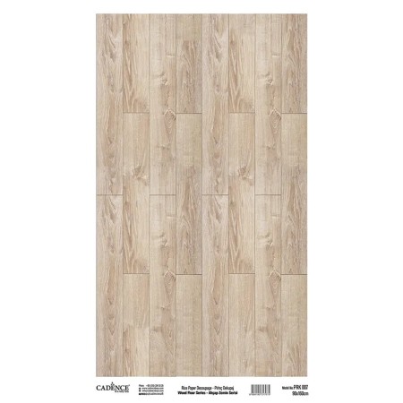 Model PRK07 Ahşap Zemin Serisi Cadence Pirinç Dekopaj Kağıdı 90x160cm