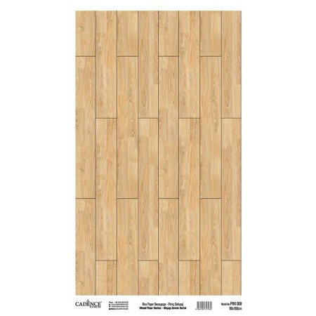 Model PRK08 Ahşap Zemin Serisi Cadence Pirinç Dekopaj Kağıdı 90x160cm