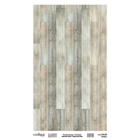 Model PRK09 Ahşap Zemin Serisi Cadence Pirinç Dekopaj Kağıdı 90x160cm